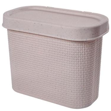 Imagem de Lixeira para pia tear com tampa 3,3 litros Plasutil ref.14948