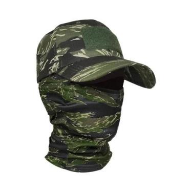 Imagem de Boné De Beisebol Camuflado Respirável Com Proteção Solar Para Pesca, C