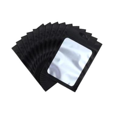 Imagem de Sacos Ziplock Coloridos De Mylar Com Janela Transparente Para Exibição