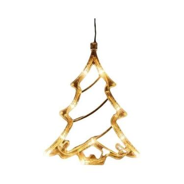 Imagem de Luzes De Natal LED Com Ventosa Para Janela E Parede, Com Papai Noel, C