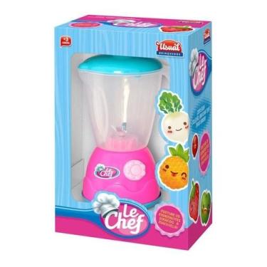 Imagem de Liquidificador brinquedo le chef cozinha gira verdade  - Usual Brinque