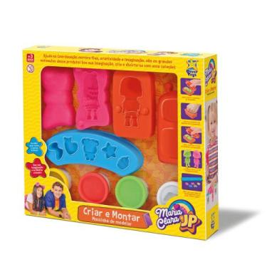 Imagem de Maria clara e jp - criar e montar - forminhas c/massinha de modelar - 