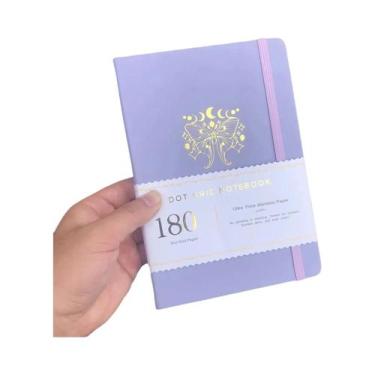 Imagem de Caderno A5 Premium Com Capa Dura, Papel De 180gsm, Bordas Prateadas, E