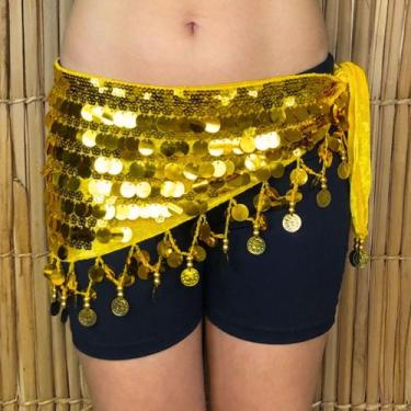 Imagem de Cinto Moedas Lenço de Quadril Luxo Dança do Ventre/Cigana LQ-013LUXO-U