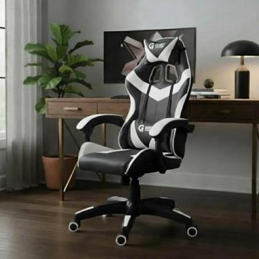 Imagem de Cadeira De Escritório Giant Gamer Ergonômica Giratória Couro - Giant I