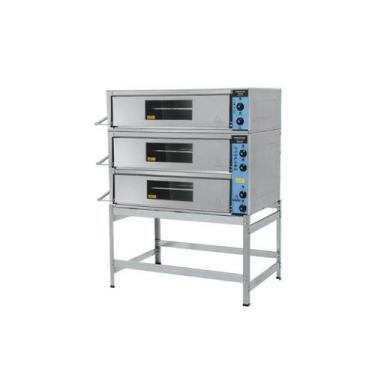 Imagem de Forno Industrial Elétrico 90X70 3 câmaras 220v Metalmaq