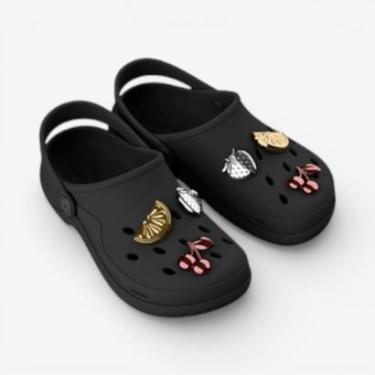 Imagem de Babuche Zaxy Joy Pins Preta-Feminino