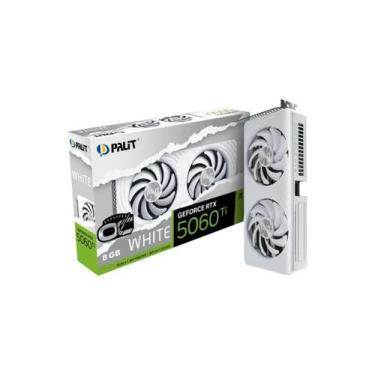 Imagem de Placa de Video Palit Geforce RTX 5060 TI White OC 8GB GDDR7 128 BITS -
