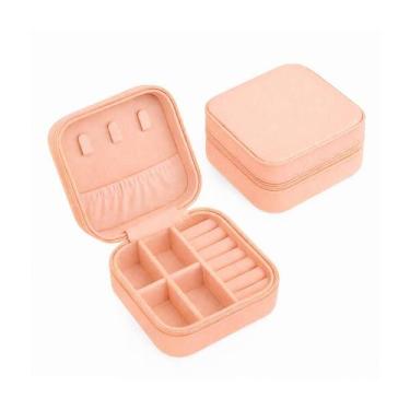 Imagem de Mini Porta Joias Salmão com Revestimento em material sintético - B2