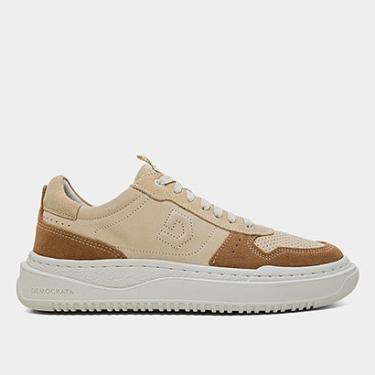 Imagem de Tênis Couro Democrata Denim Block Masculino-Masculino