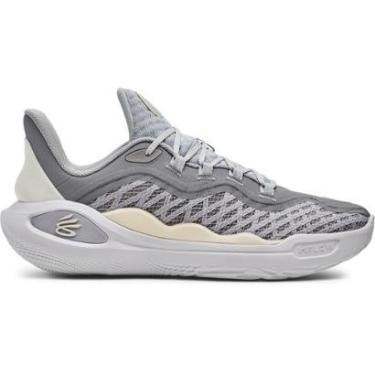 Imagem de Tênis de Basquete Under Armour Curry 11 Future Wolf 42 Cinza-Unissex
