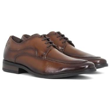 Imagem de Sapato Social Masculino Democrata Metropolitan Moscato Couro Confortável 622101-Masculino