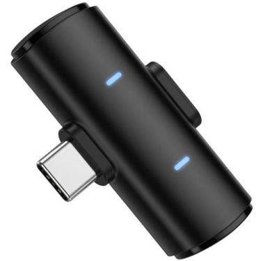Imagem de Microfone Clip-On Sem Fio USB-C Profissional Dual - MDM