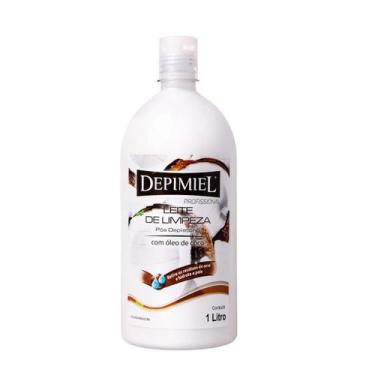 Imagem de Leite de Limpeza Depimiel Pós Depilatório com Óleo de coco 1L