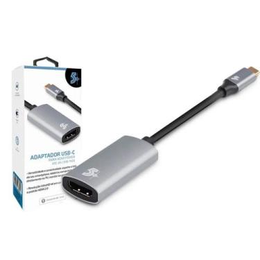 Imagem de Cabo adaptador Tipo C Macho x HDMI Fêmea - 5+
