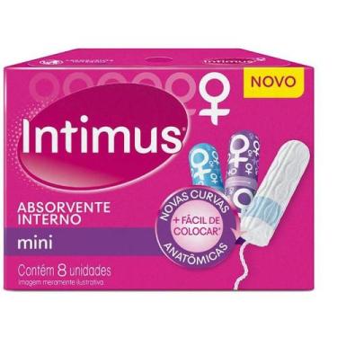 Imagem de Absorvente interno Intimus curvas anatômicas, Mini