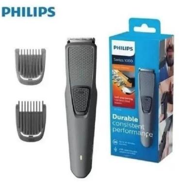 Imagem de Aparador de pelos e barba philips a bateria cinza bivolt 