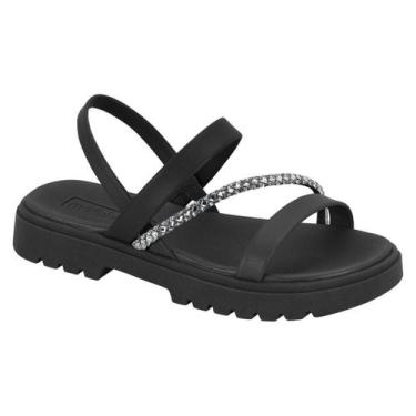 Imagem de Sandalia Feminino Infantil Molekinha Plataforma Baixa 2344.122 , Preto
