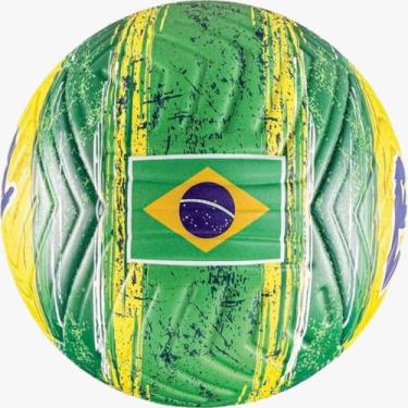 Imagem de Bola de Futebol Bandeiras Brasil Número 5 Futebol e Magia