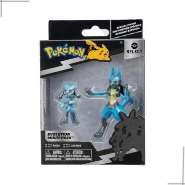 Imagem de Pokemon Multipack De Evolução Figuras Riolu E Lucario - Sunny