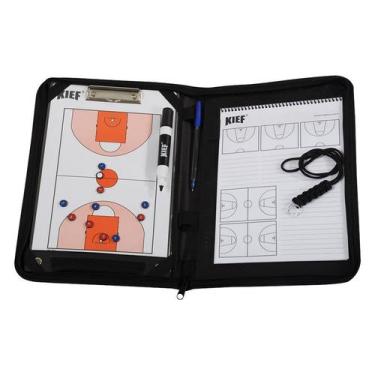 Imagem de Pasta Top com Prancheta Tática Magnética de Basquetebol Kief