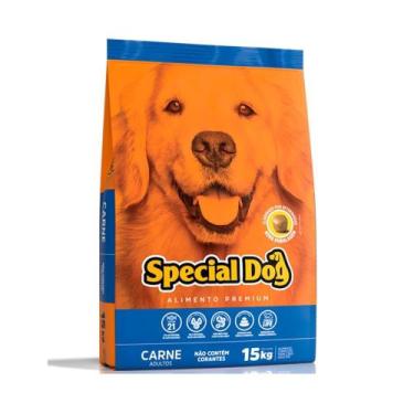 Imagem de Ração Special Dog Premium Para Cães Adultos Carne 15Kg - Manfrim