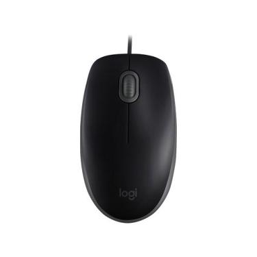 Imagem de Mouse Optico M110 Silent Preto Com Fio Usb Logitech, Preto