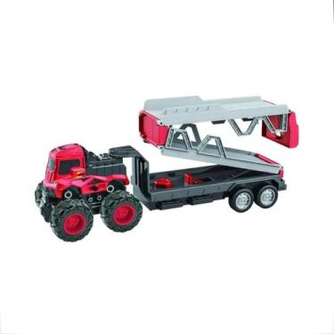 Imagem de Caminhão Fricção Pista com 2 Carrinhos Zoop Toys