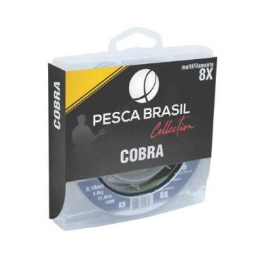 Imagem de Linha pesca brasil cobra 0,18mm verde