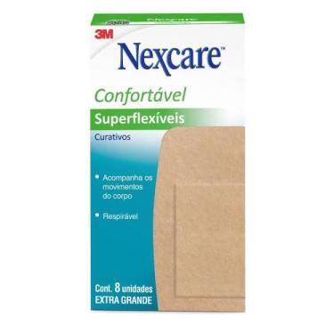 Imagem de Curativos Nexcare Superflex J&C C/8 - 3M