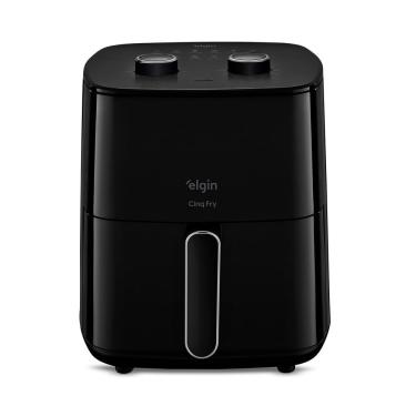 Imagem de Fritadeira Air Fryer Elgin Cinq Fry 5L 1500W sem Óleo Antiaderente Preta 110V