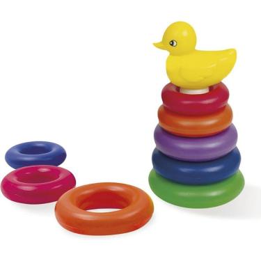 Imagem de Brinquedo para Bebê Meu Amigo Patinho com Texturas Macias e Cores Vibrantes Pica Pau Brinquedos