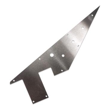 Imagem de Escudo para Guitarra Flying-V 524-SR 2 Humbuckers 8 Furos 2,4mm Acrílico Prata Spirit