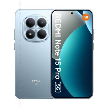 Imagem de Xiaomi Redmi Note 15 Pro 5G Dual Sim 256GB (8GB RAM) Azul, 256GB, Azul