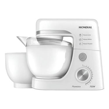 Imagem de Batedeira Planetária Mondial Branco700w Bp-03-w 127v Branco 127v, 110V