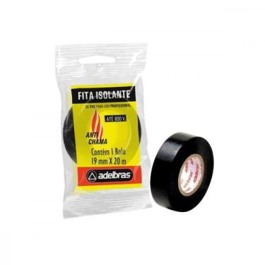 Imagem de Fita Isolante Adelbras 20Mx19Mm Preta