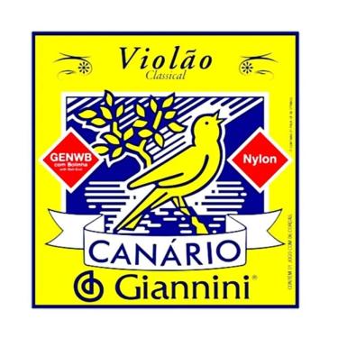 Imagem de Encordoamento Violão Nylon Tensão Média Canário Giannini