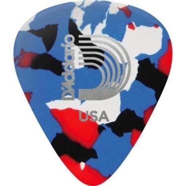 Imagem de Palheta D Addario Celuloide Pesada Multicolor (c/10) - PCT / 10