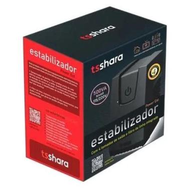 Imagem de Estabilizador PowerEst TS Shara 500VA Bi Volts 220 115V 4T 