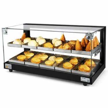 Imagem de BD10 - Estufa Beta para salgados com 10 bandejas Dupla Preta - 220V - 