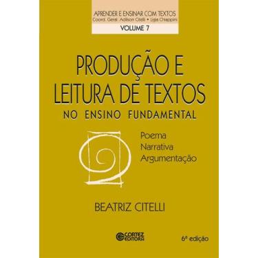 Imagem de Livro - Produção e leitura de textos no ensino fundamental