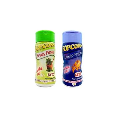 Imagem de Temperos P/ Pipoca Popcorn Cx 12 Frascos. 6 Ervas Finas - 6 Queijo Nacho
