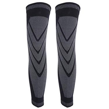 Imagem de linxiaojix Joelheira fina de verão com tecnologia de tricô 3D GG, protetor de joelho de manga comprida, protetor de joelho esportivo para mulheres e homens, basquete, futebol, beisebol, hóquei (GG)