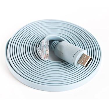 Imagem de Usangreen Cabo USB para Console de 3,7m, Chipset FT232RL+ZT213, Suporte para Cisco, NETGEAR, Ubiquity, LINKSYS, Roteadores/Interruptores TP-Link, Windows, Mac, Linux