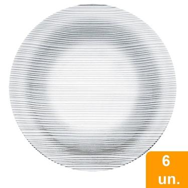 Imagem de Conjunto de Pratos Fundos Duralex Diamante 6 Peças