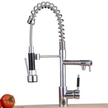Imagem de Torneira Gourmet Bancada Pia Cozinha Misturador Spray Flexível 50cm Lorben
