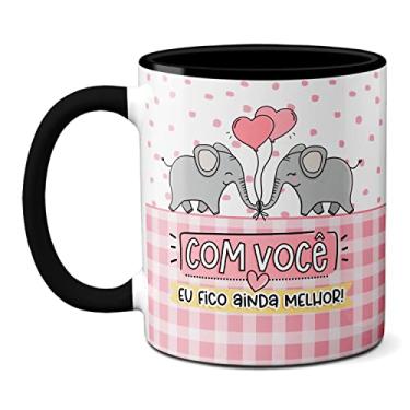 Imagem de Caneca Feliz Dia Dos Namorados Meu Coração É Todo Seu (Preta)