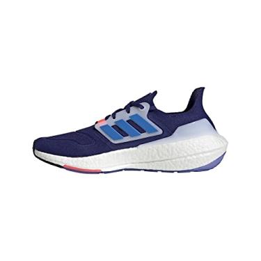 Imagem de adidas Tênis de corrida masculino Ultraboost 22, Legacy Indigo/Blue Rush/Turbo, 5