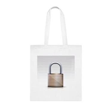 Imagem de Sacola de cadeado, sacola de cadeado vetor, presente de cadeado, bolsa de ombro de cadeado, sacos reutilizáveis de cadeado, ideia de presente de cesta de Natal de aniversário, presente