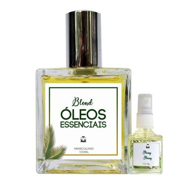 Imagem de Perfume Lima-Limão & Dama da Noite 100ml Masculino - Blend de Óleo Essencial Natural + Perfume de presente